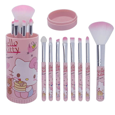 Makeup Brush Set 8 Pcs for Girls and Women Lumina Luxe Beauty