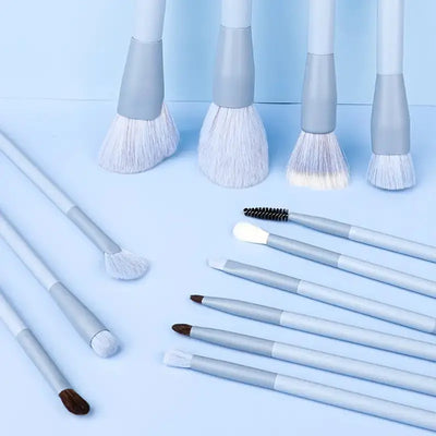 Makeup Brushes Set with Bag Lumina Luxe Beauty