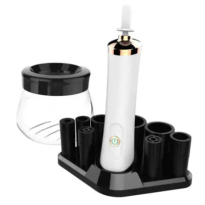 Electric Brush Cleaner for Makeup Brushes Lumina Luxe Beauty