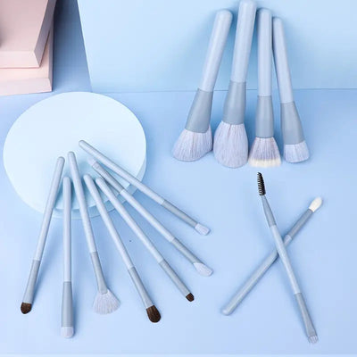 Makeup Brushes Set with Bag Lumina Luxe Beauty