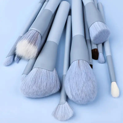 Makeup Brushes Set with Bag Lumina Luxe Beauty