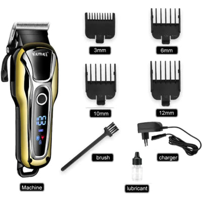 Rechargeable Hair & Beard Clipper Lumina Luxe Beauty